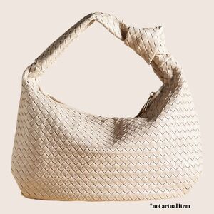 👜 BRIGITTE SATCHEL MELIE BIANCO CREAM BEIGE PEACH FAUX LEATHER ANTHROPOLOGIE